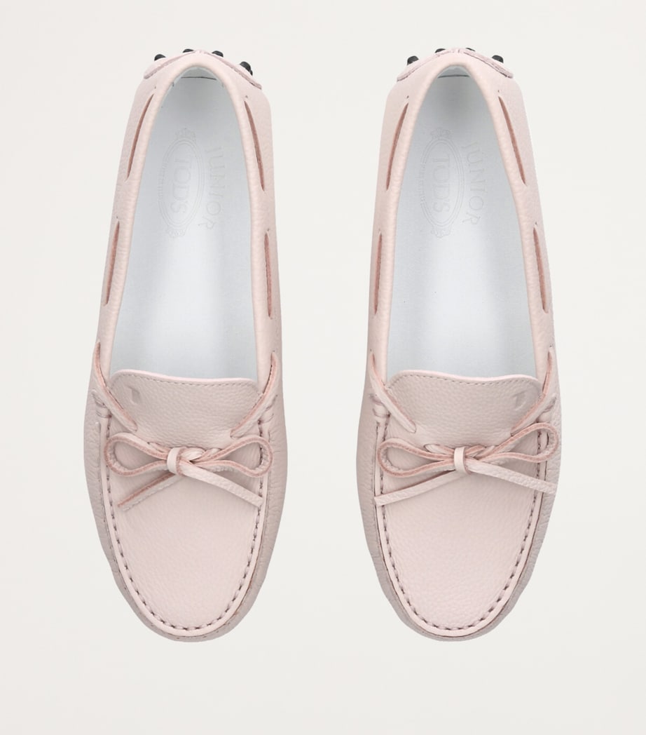 Leather Gommini Loafers PALE PINK Image 4