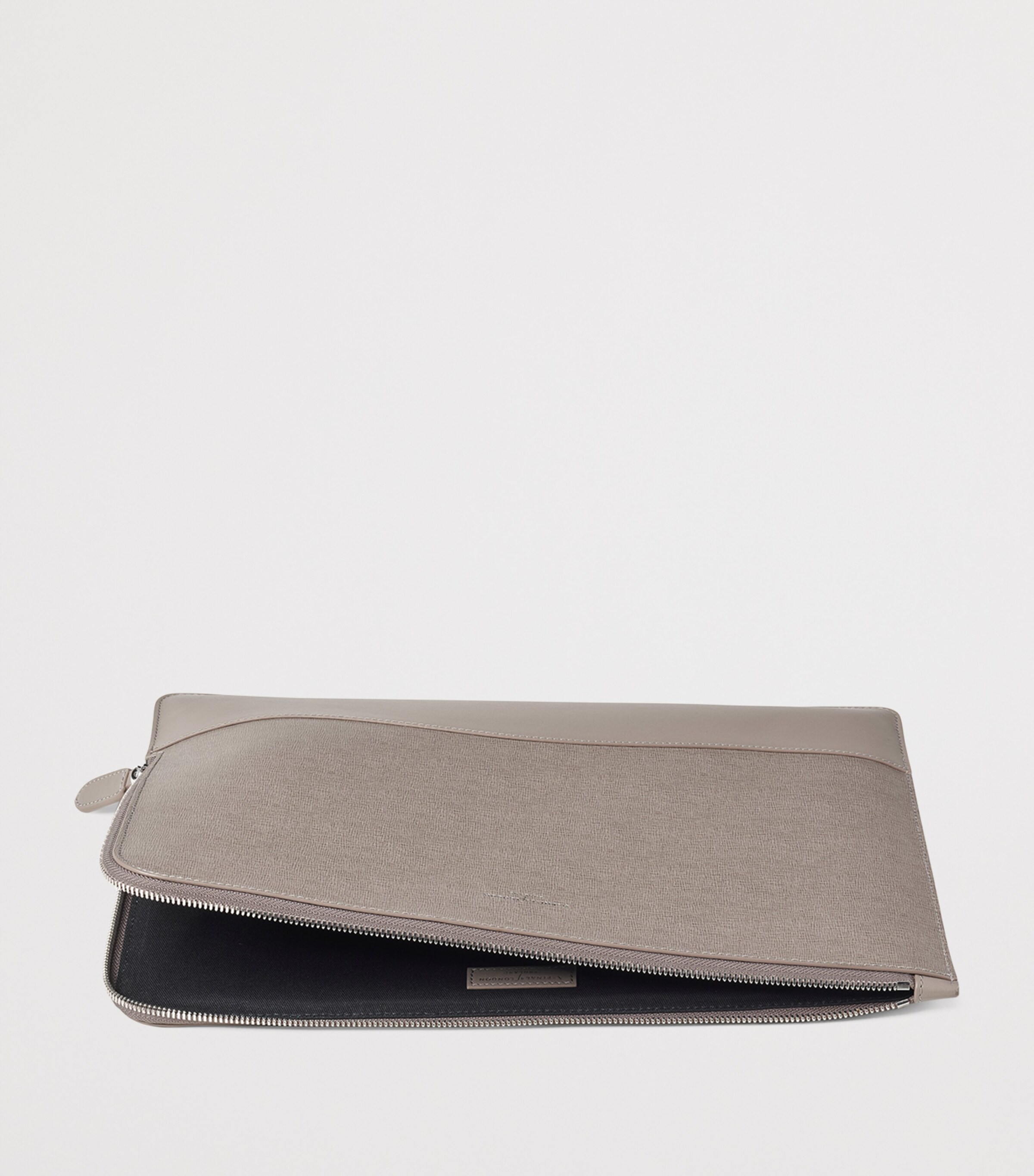 Aspinal Of London Leather City Folio Laptop Case Caspianblue Image 3