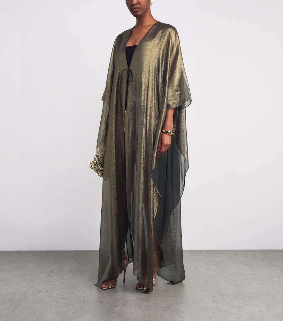 Silk Paradis Kaftan BLACK-GOLD Image 2