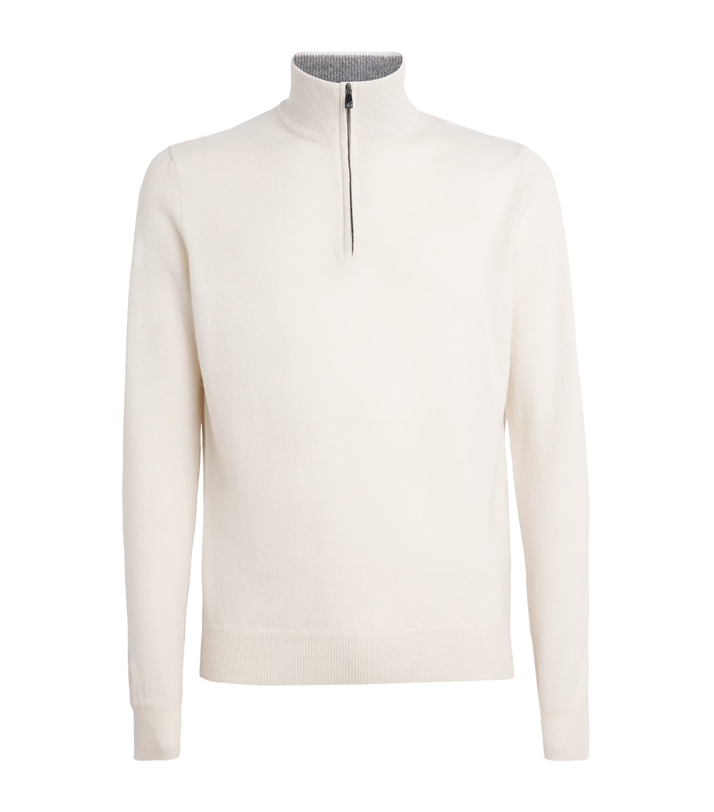 Corneliani Virgin Wool-cashmere Sweater In Neutral