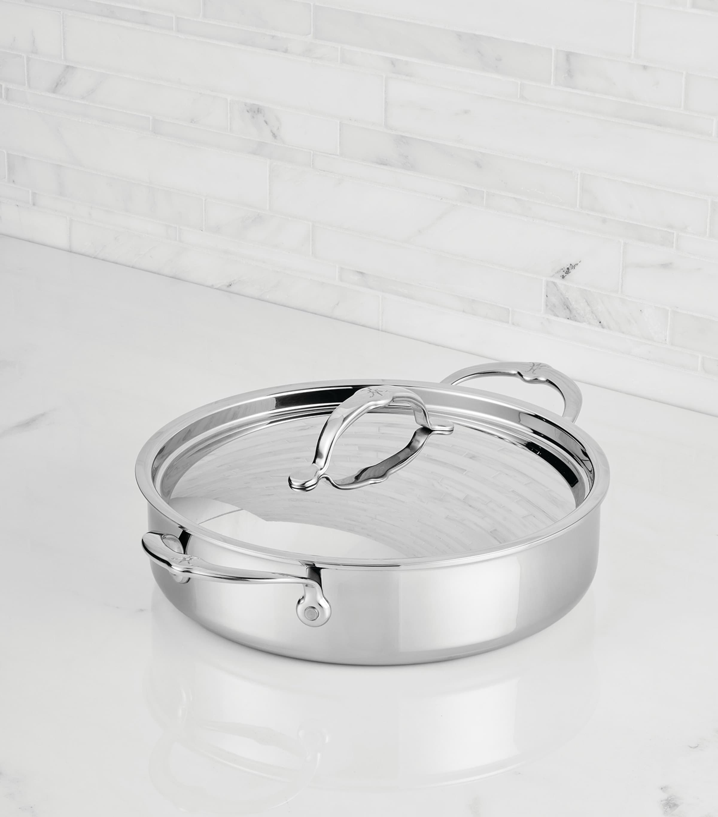 Hestan ProBond Luxe Covered Sauteuse (26cm) Silver Image 4