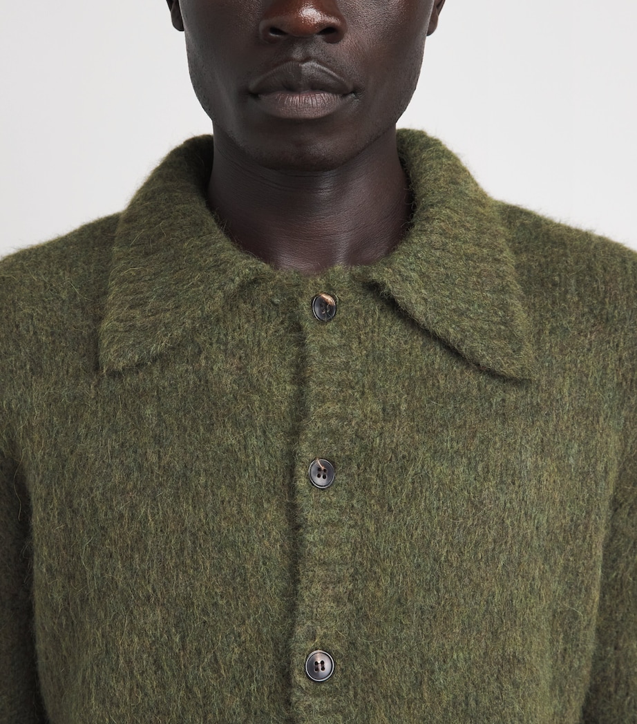 DRIES VAN NOTEN Mens Alpaca-Blend Mora Cardigan Image 3