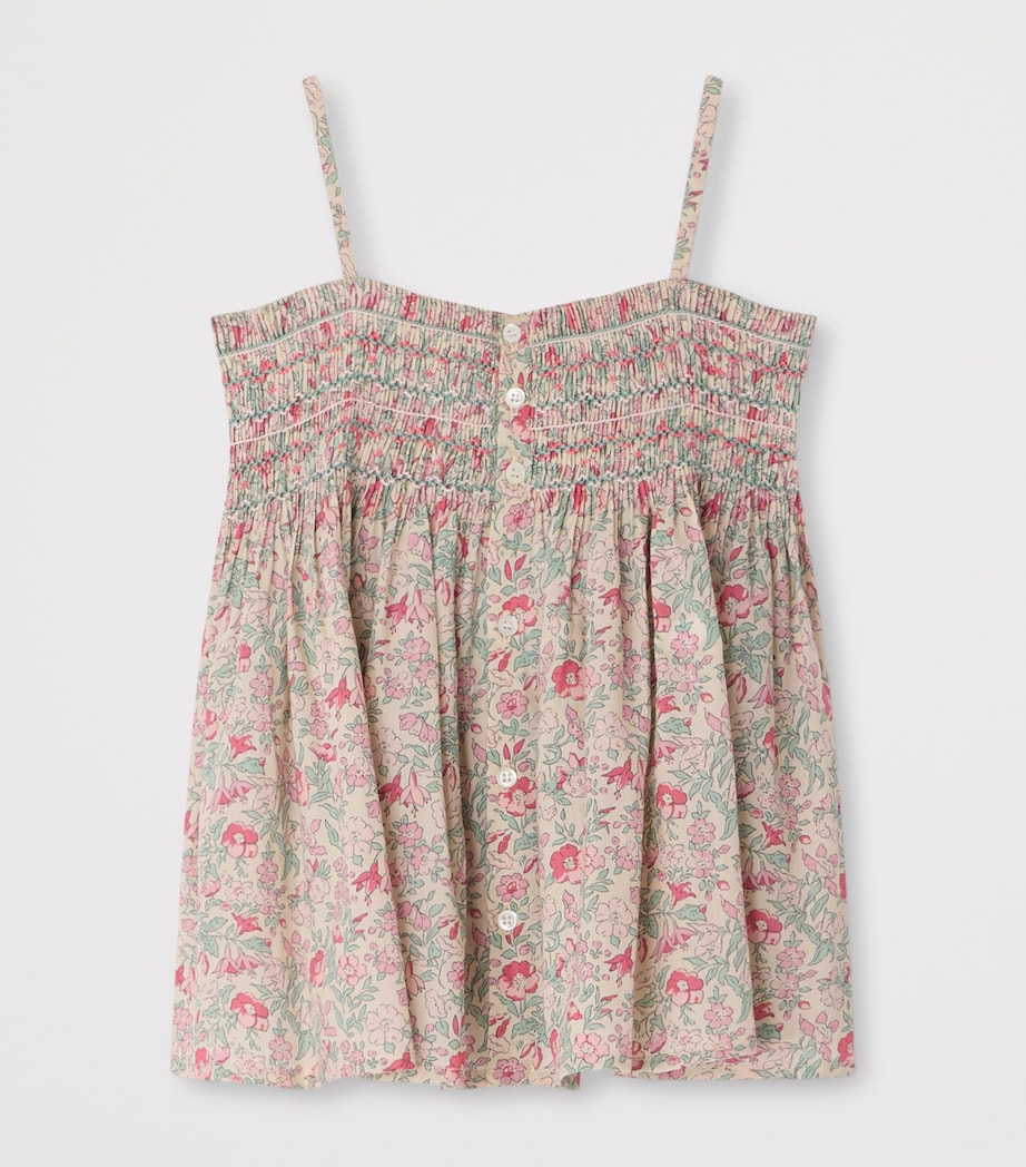 Bonpoint Floral Apolline Tank Top (10-14 Years) Fl Framboise Image 2