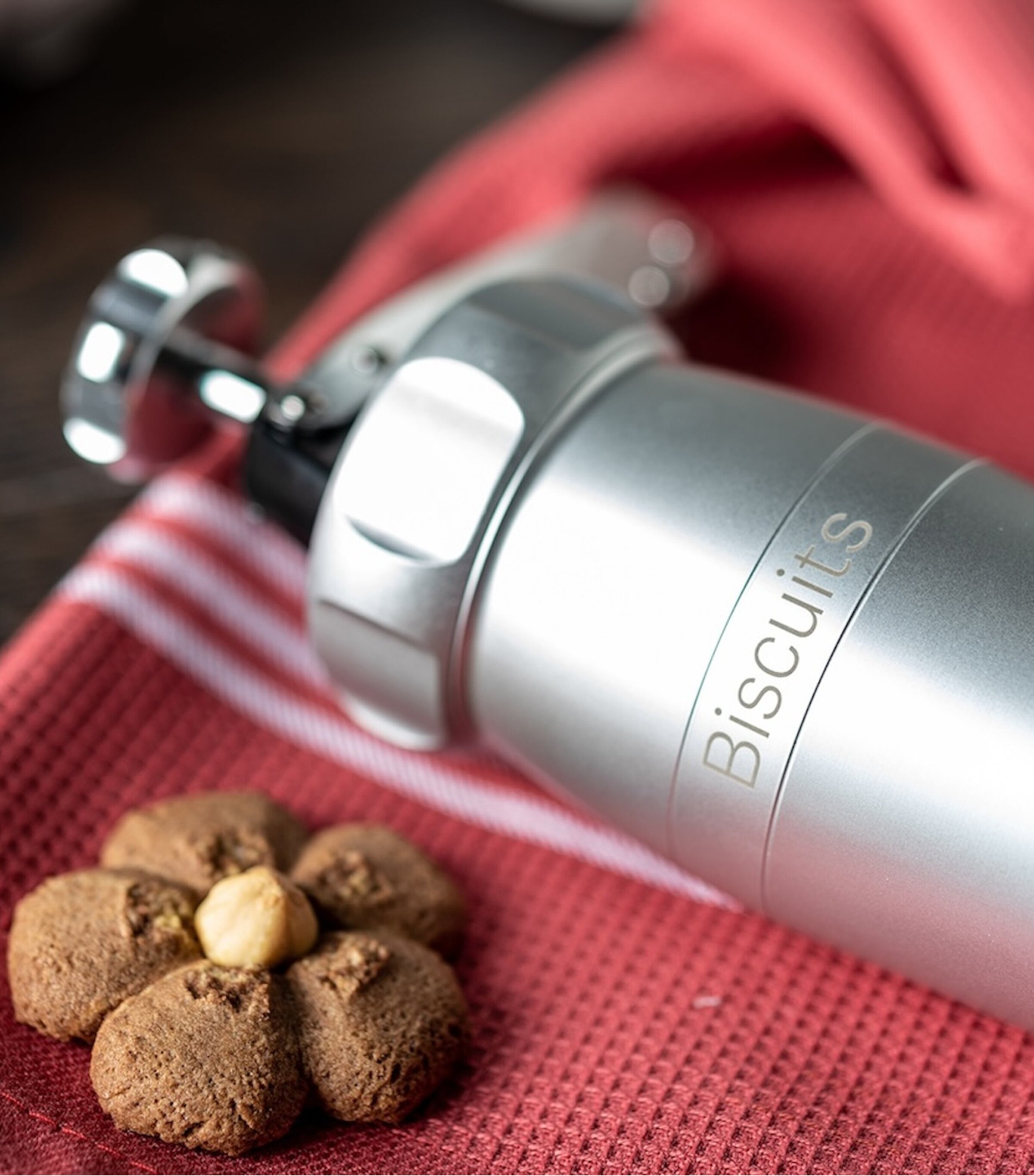 Marcato Aluminium Cookie Press Silver Image 2