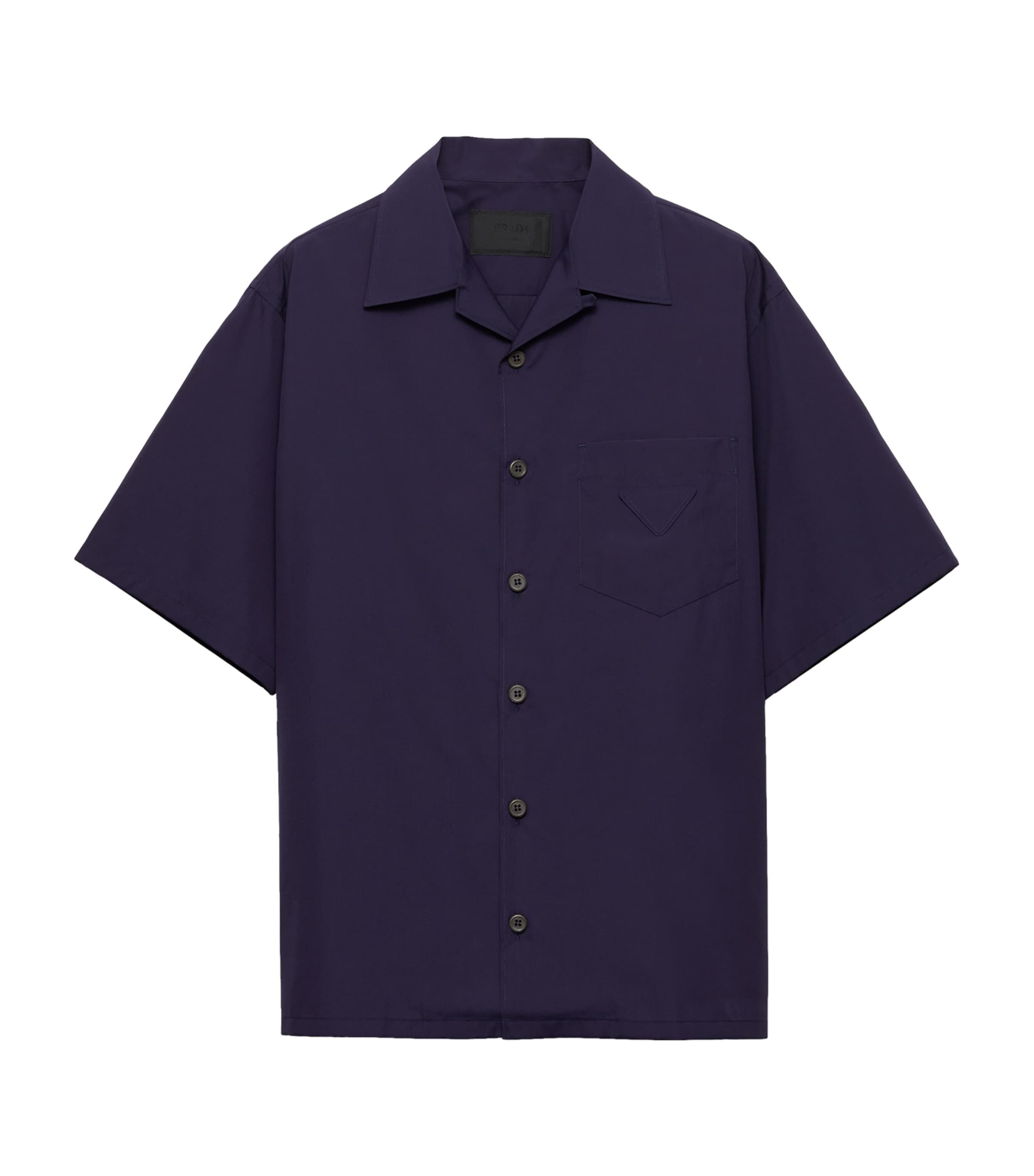 Prada Mens Cotton Bowling Shirt Image 1