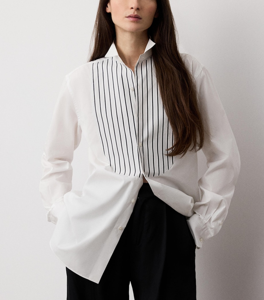 Ralph Lauren Collection Womens Cotton Broadcloth Courtney Shirt White Image 3