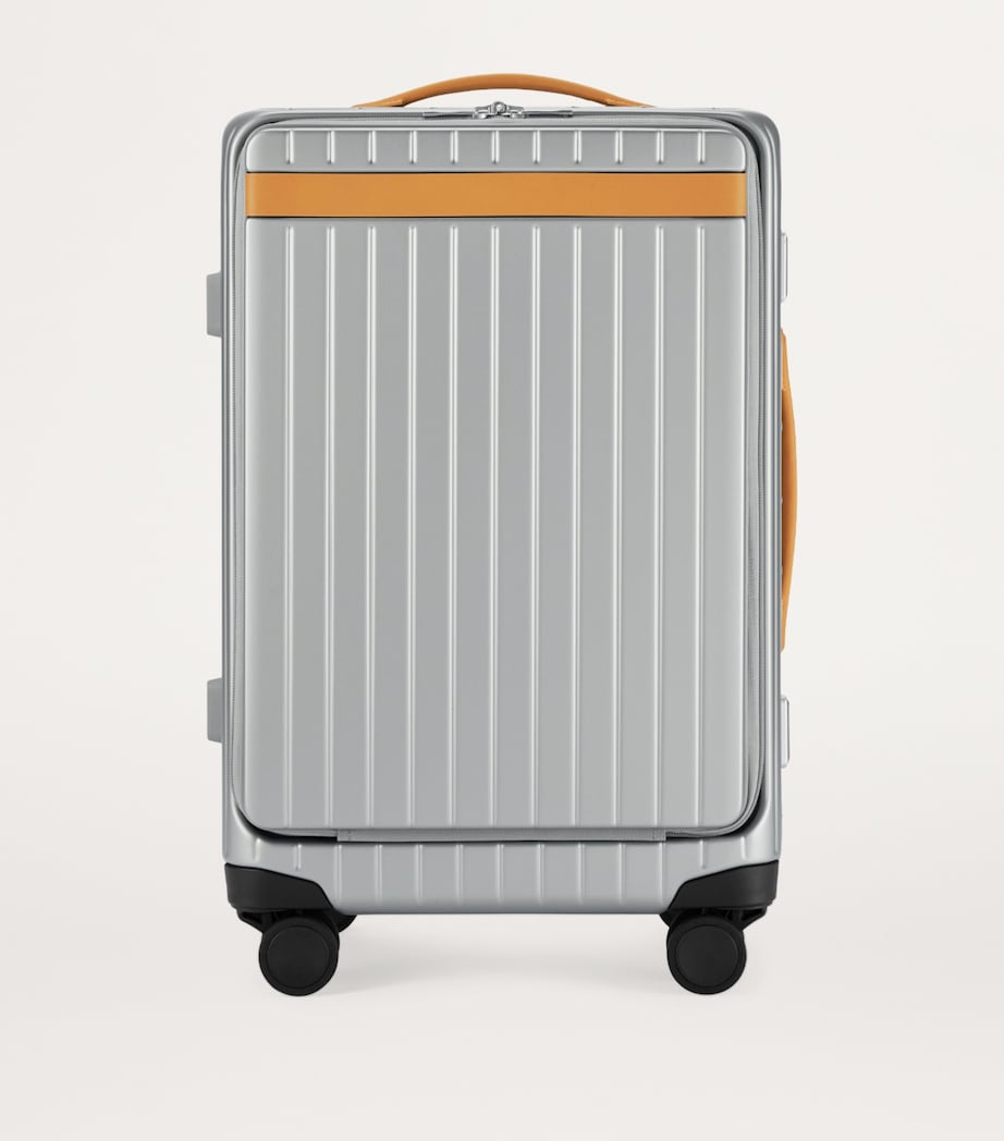 The Carry-On Pro Suitcase (55cm) LIGHT GREY TAN Image 11
