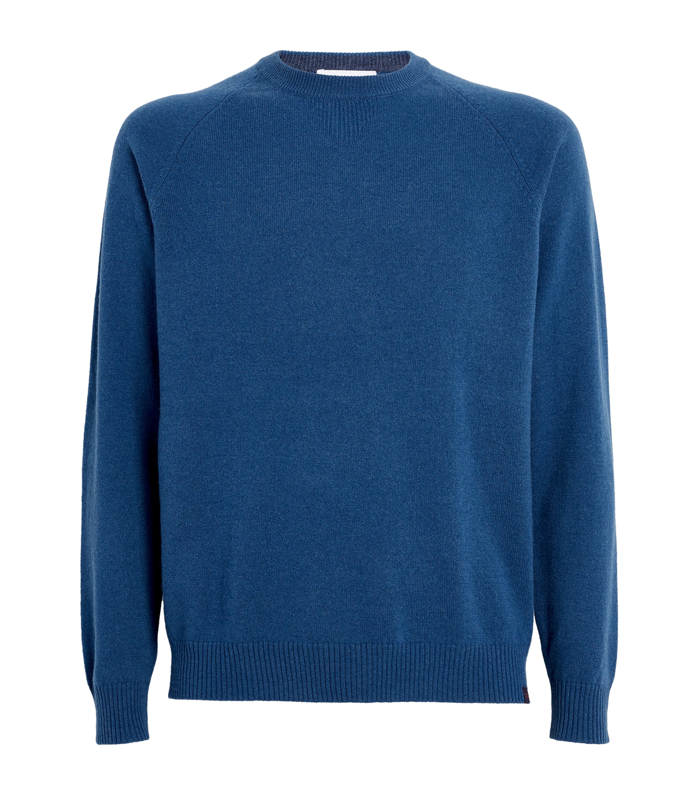 Derek Rose Cashmere Sweater In Royal Blue