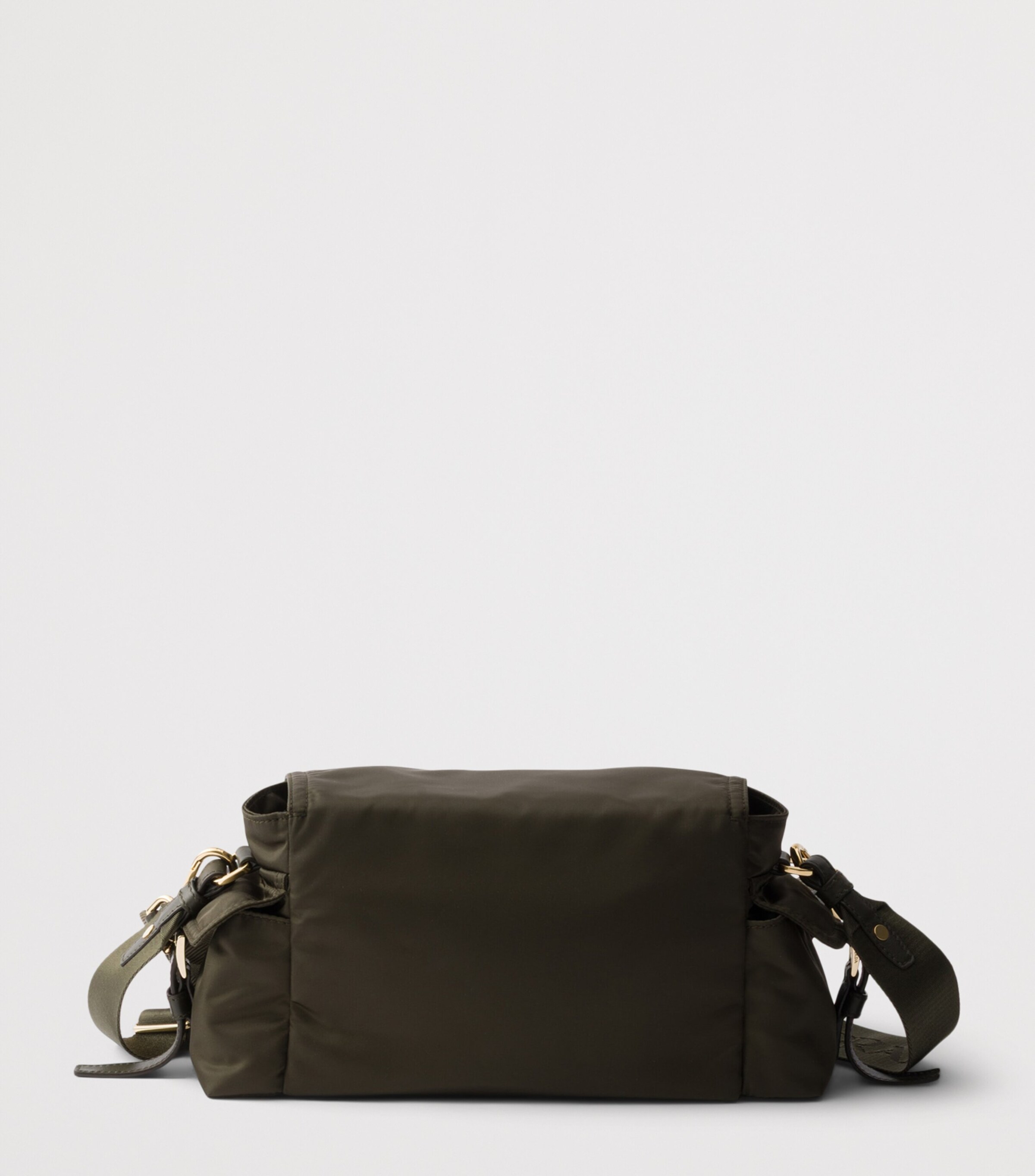 Prada Medium Re-Nylon and Leather Explore Shoulder Bag Green Image 3