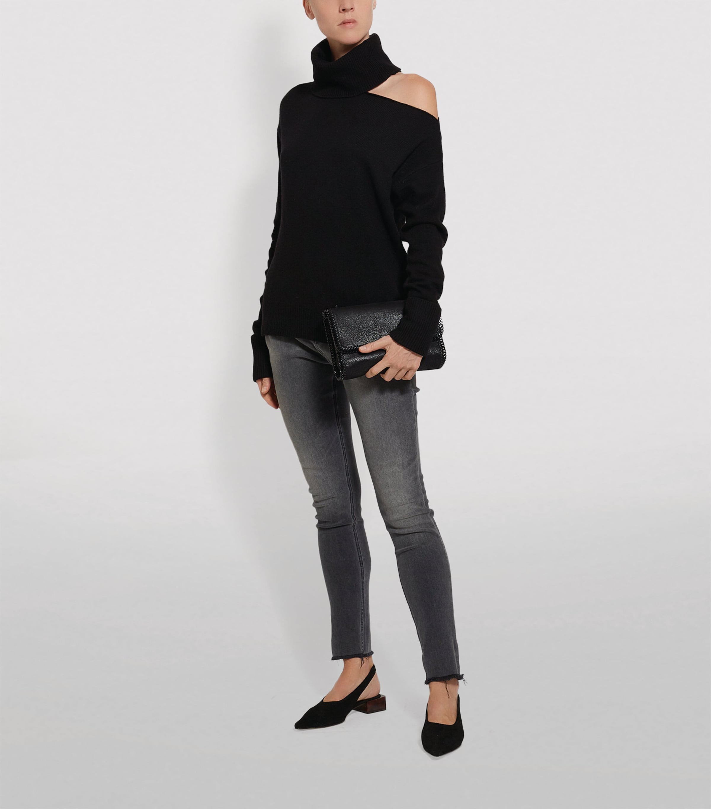 PAIGE Raundi Open Shoulder Sweater Harrods UK