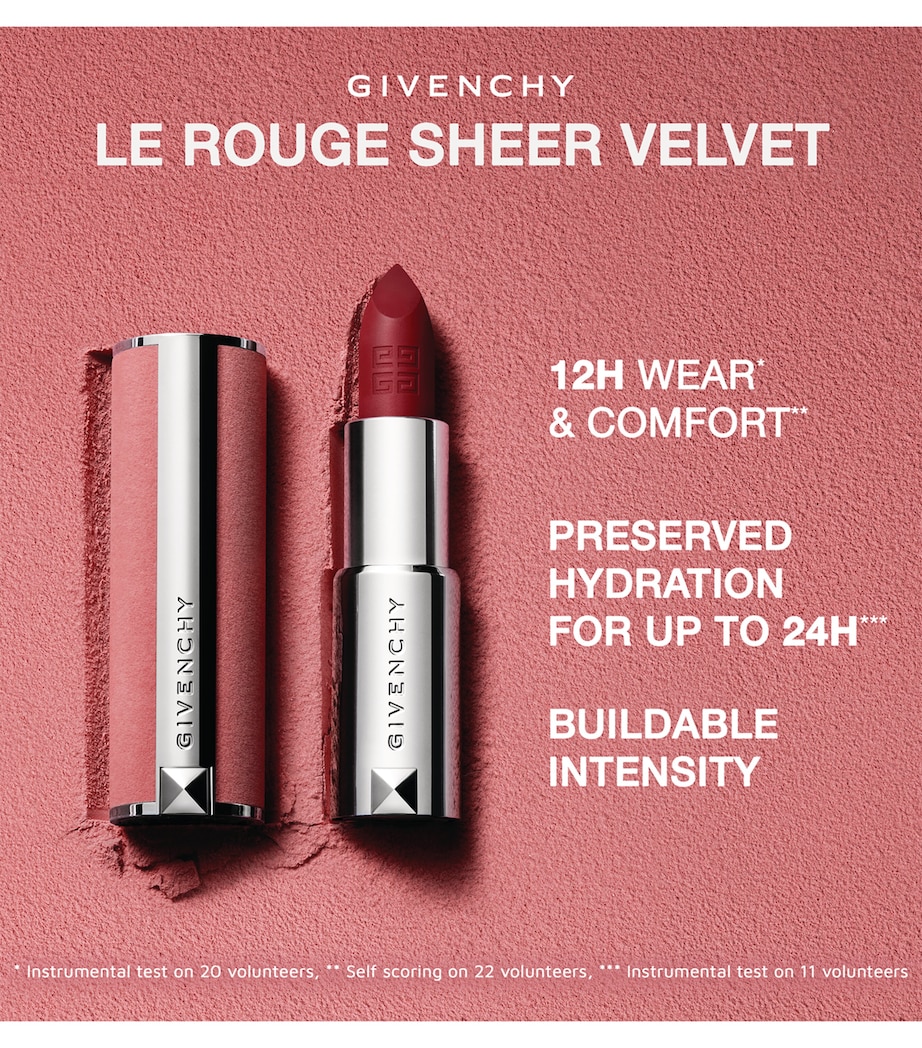 Givenchy Le Rouge Sheer Velvet Refillable Matte Lipstick Rouge Érable Image 2