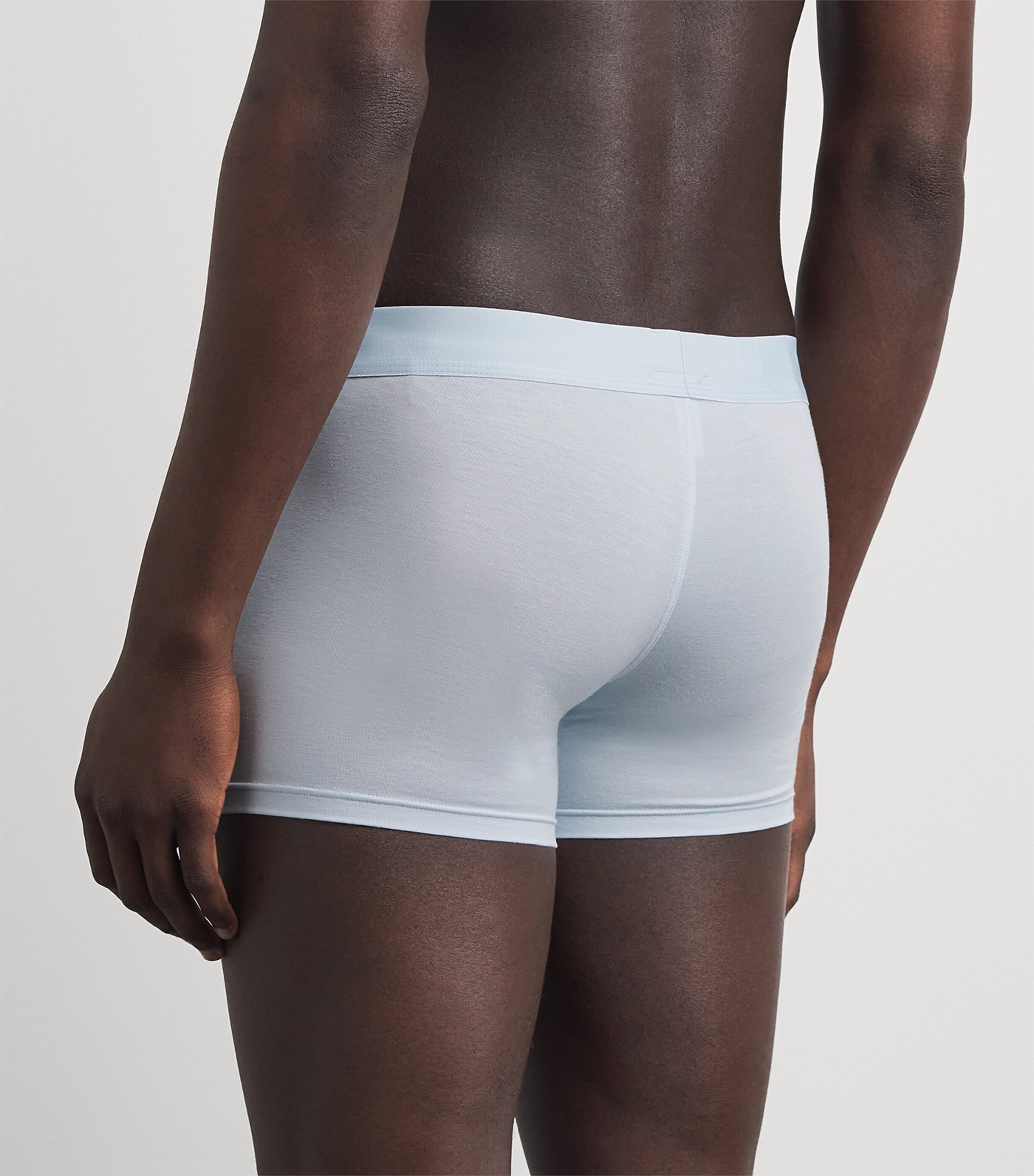 Zimmerli Mens 700 Pureness Boxer Briefs Sky Blue Image 3