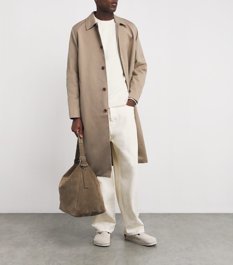 Cotton-Blend Sanino Sweater CLEAR CREAM Image 2