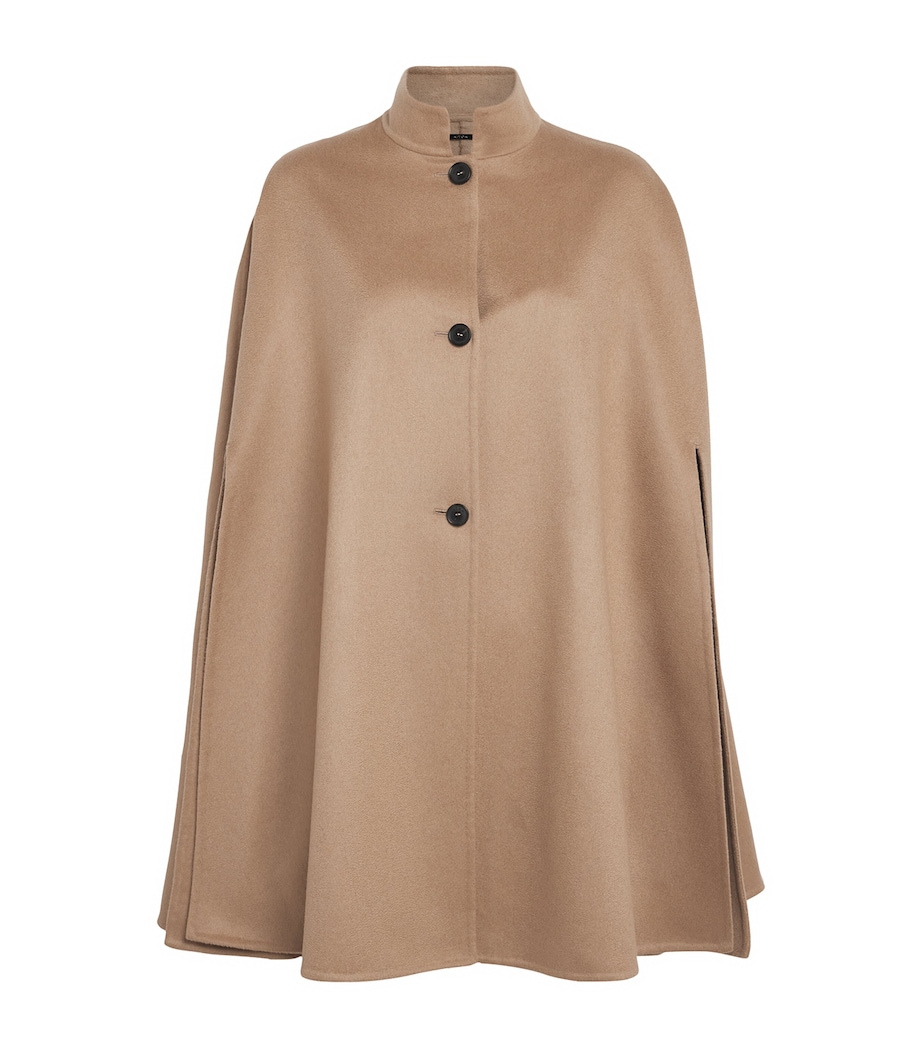 Cashmere Cape Coat CAMEL Image 1