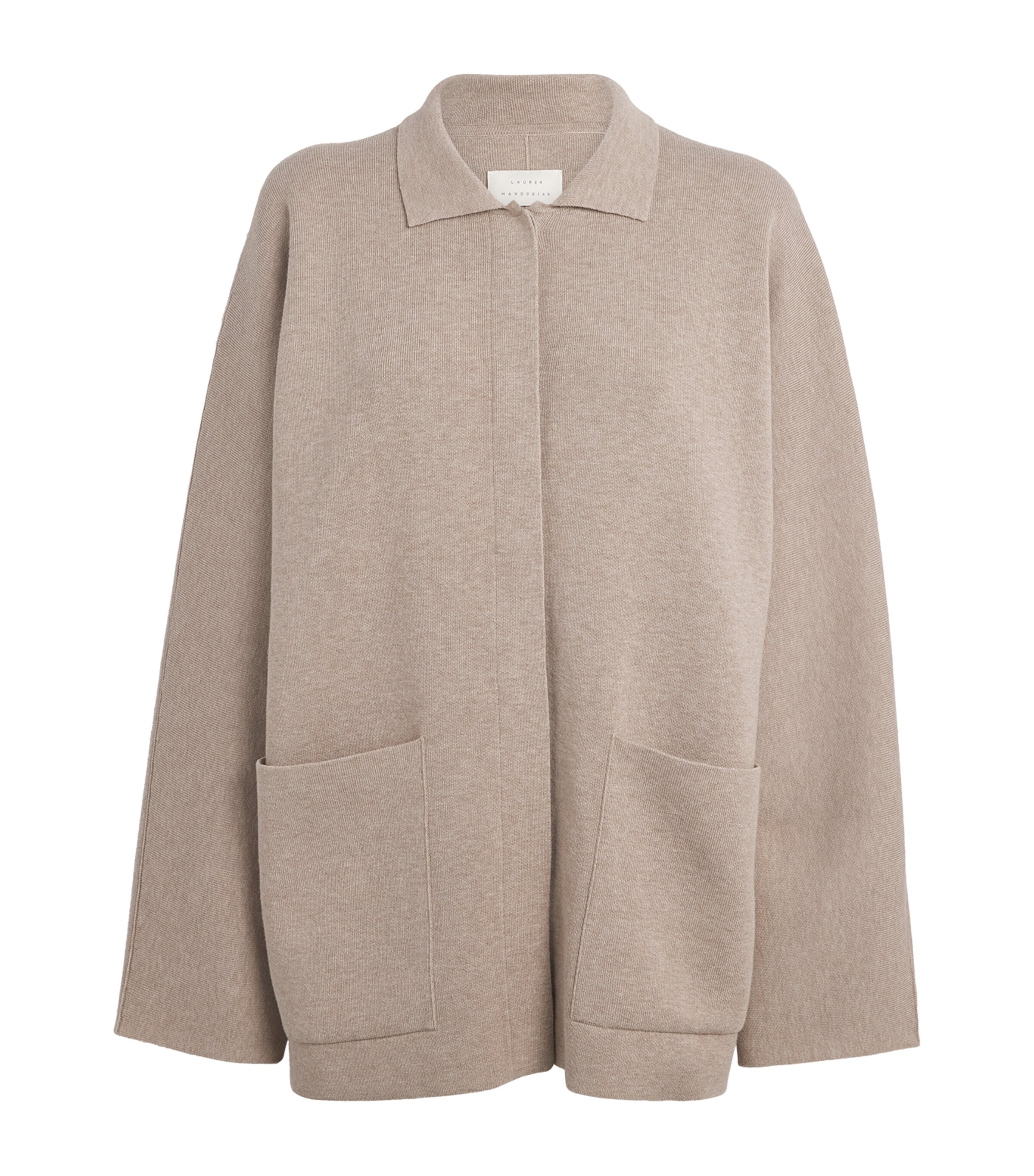 Lauren Manoogian Beige Pima Cotton Cardigan Harrods BA