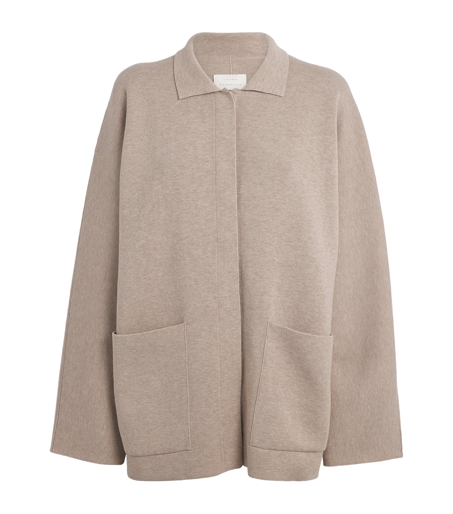 Pima Cotton Cardigan S04 SISAL Image 1