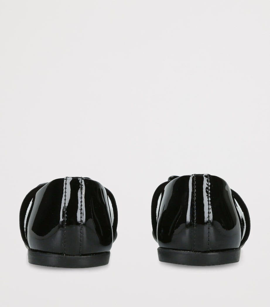 Patent Bow Mary Janes BLACK Image 2