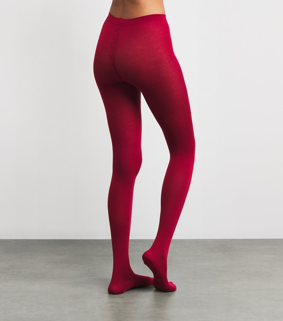 Wool-Blend 200 Tights 3244 CRIMSON Image 3
