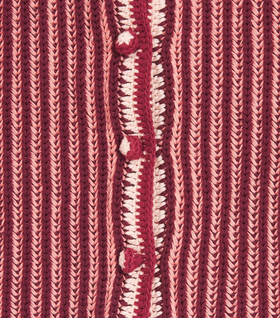 Zimmermann Kids Mahon Jacket (2-12 Years) Red Stripe Image 4