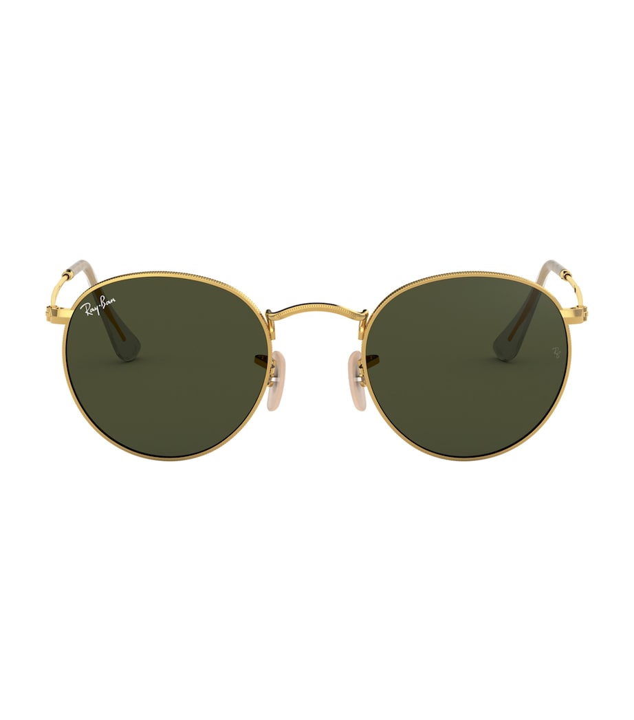 Round Sunglasses GOLD Image 1
