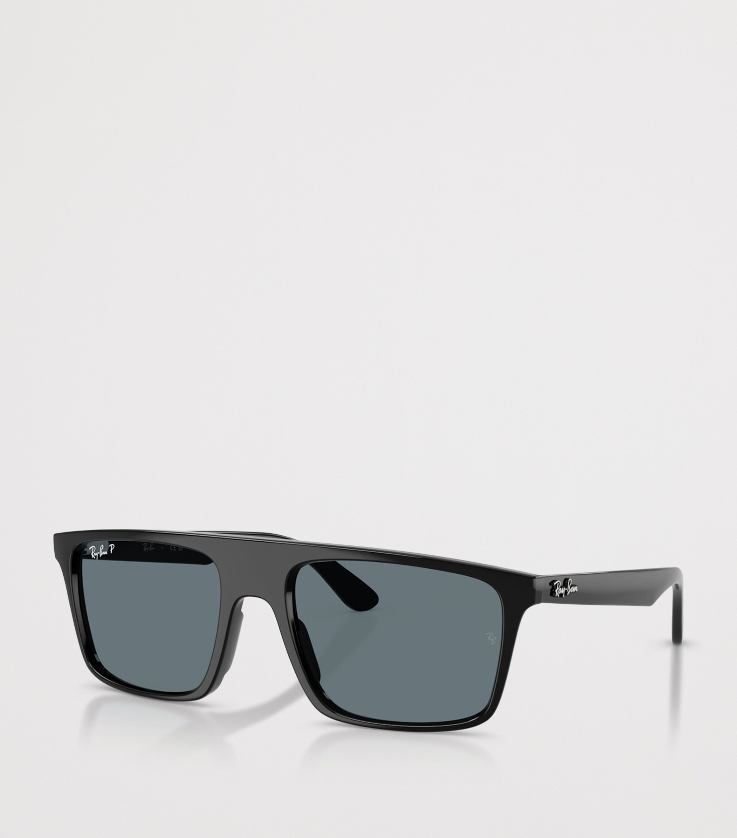 Ray-Ban RB2222 Square Sunglasses Black Image 2
