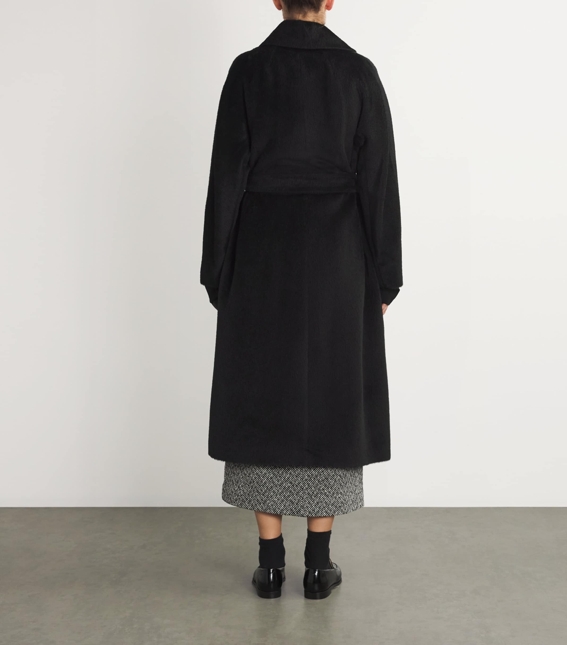 ボレロ・ショール Max Mara Black alpaca and wool cape Wool cape adult | Max Mara