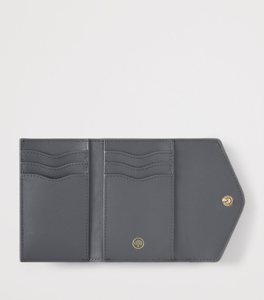 Mulberry Leather Folded Wallet Foggy Grey Image 2