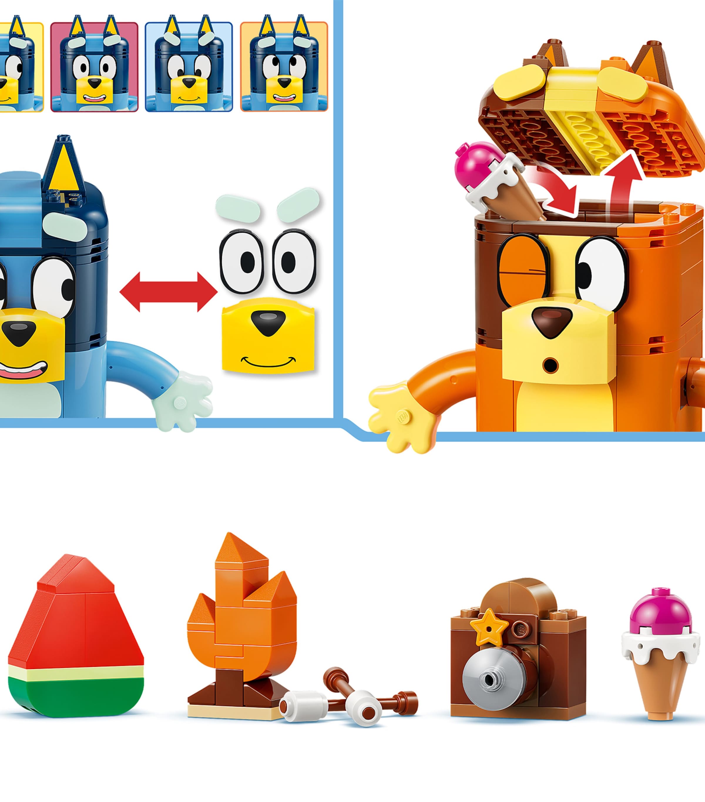 Lego Bluey Brick-Built Bluey Family Figures 11217 Image 5