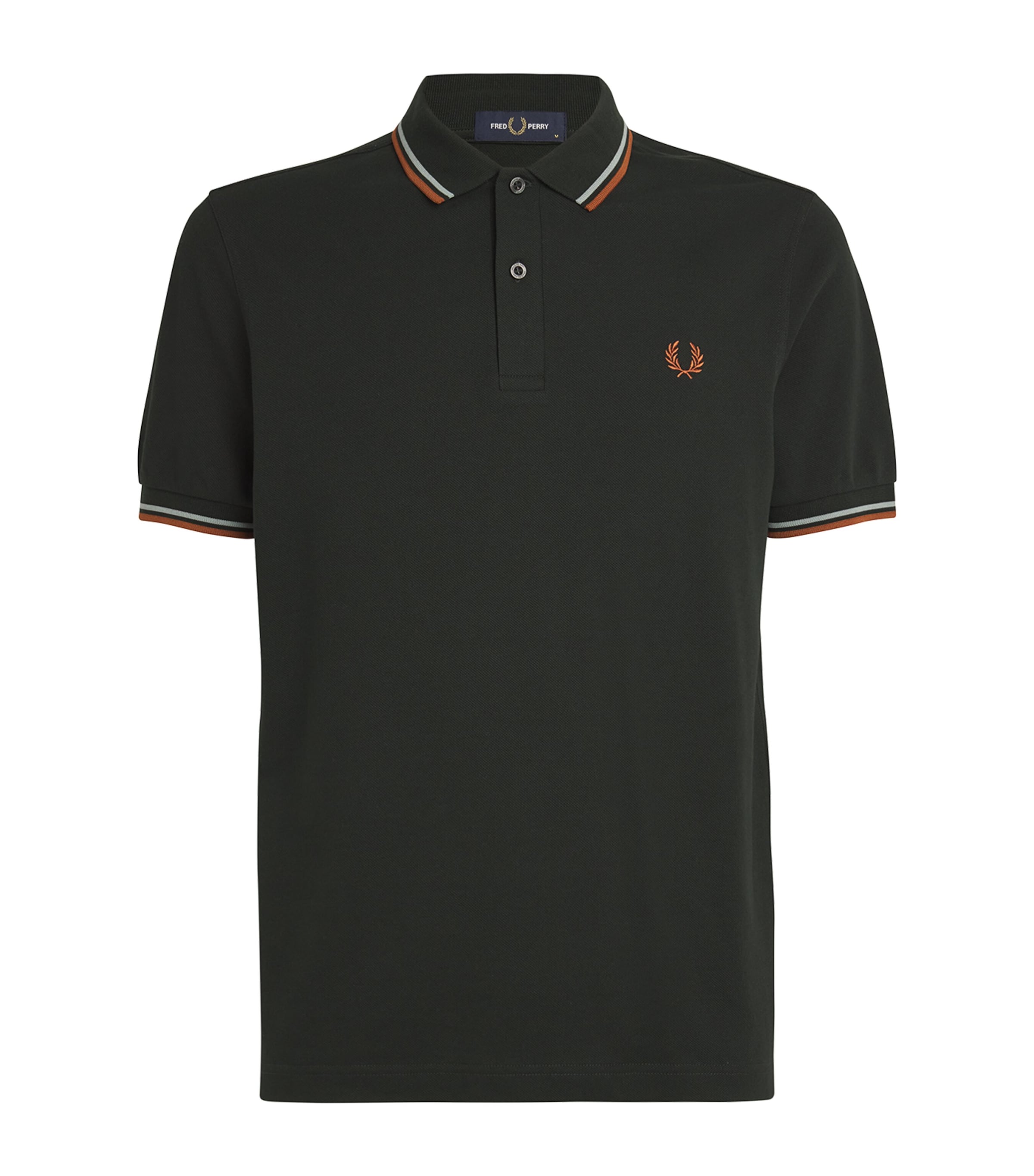 Fred Perry Twin Tipped Polo Shirt In Green