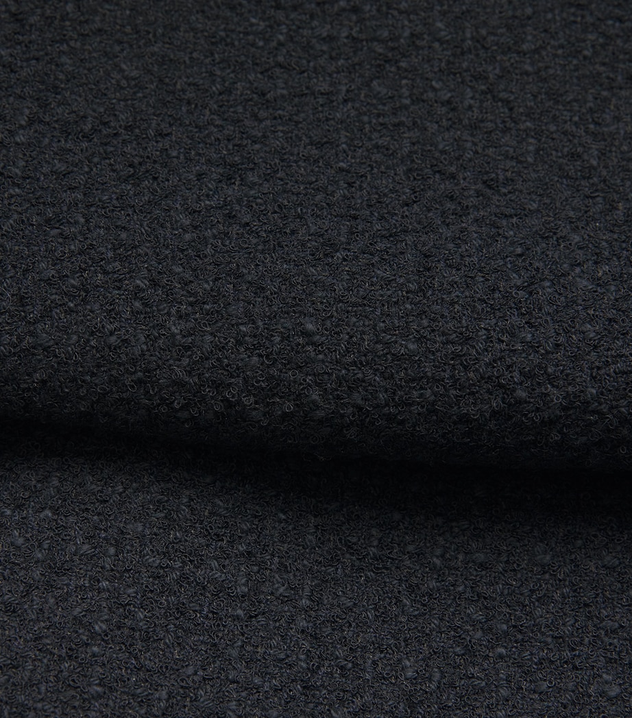 Tweed Contrast-Trim Shorts NAVY Image 5