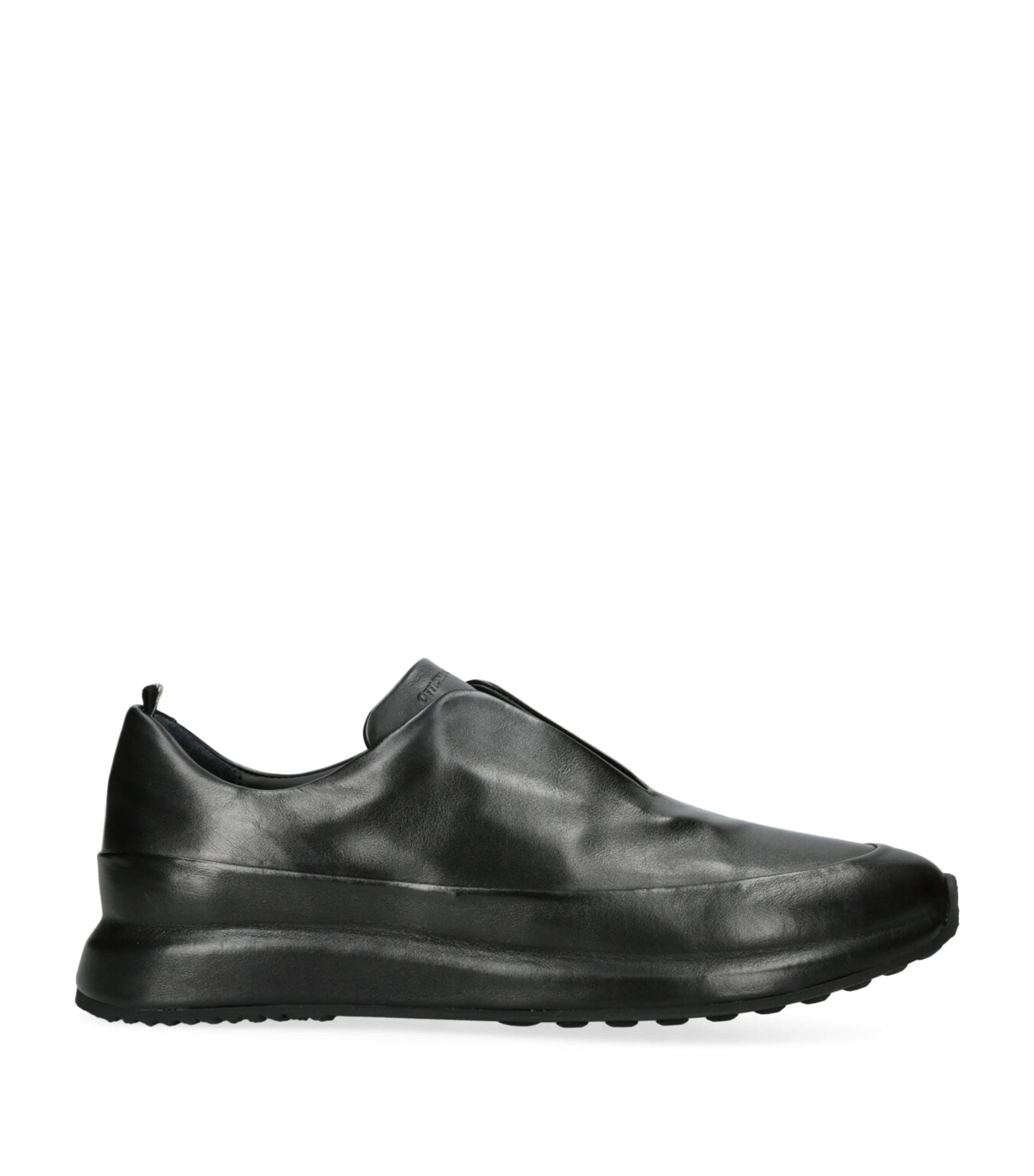 Officine Creative Leather Race Slip-On Sneakers | Men Shoes | Trainers | Low-Top Trainers | Slip-On Trainers