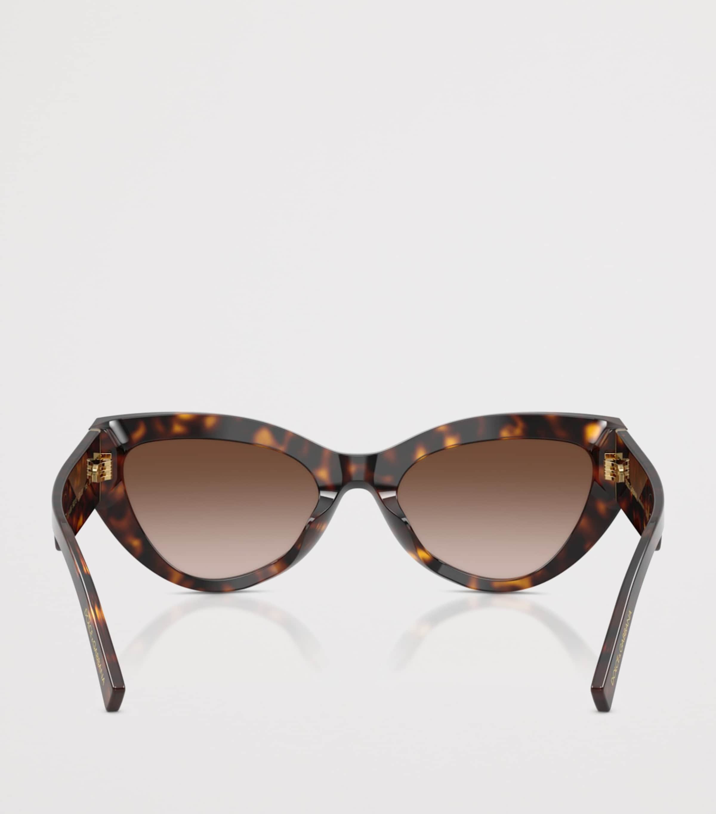 Dolce&Gabbana Tortoiseshell Cat-Eye Sunglasses Brown Image 4