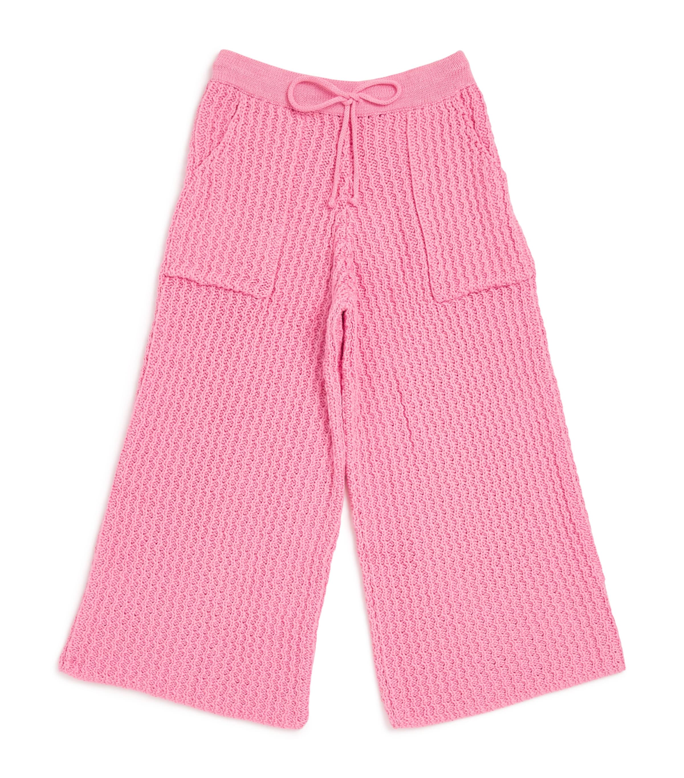 OLGA VALENTINE COTTON KNITTED TROUSERS 