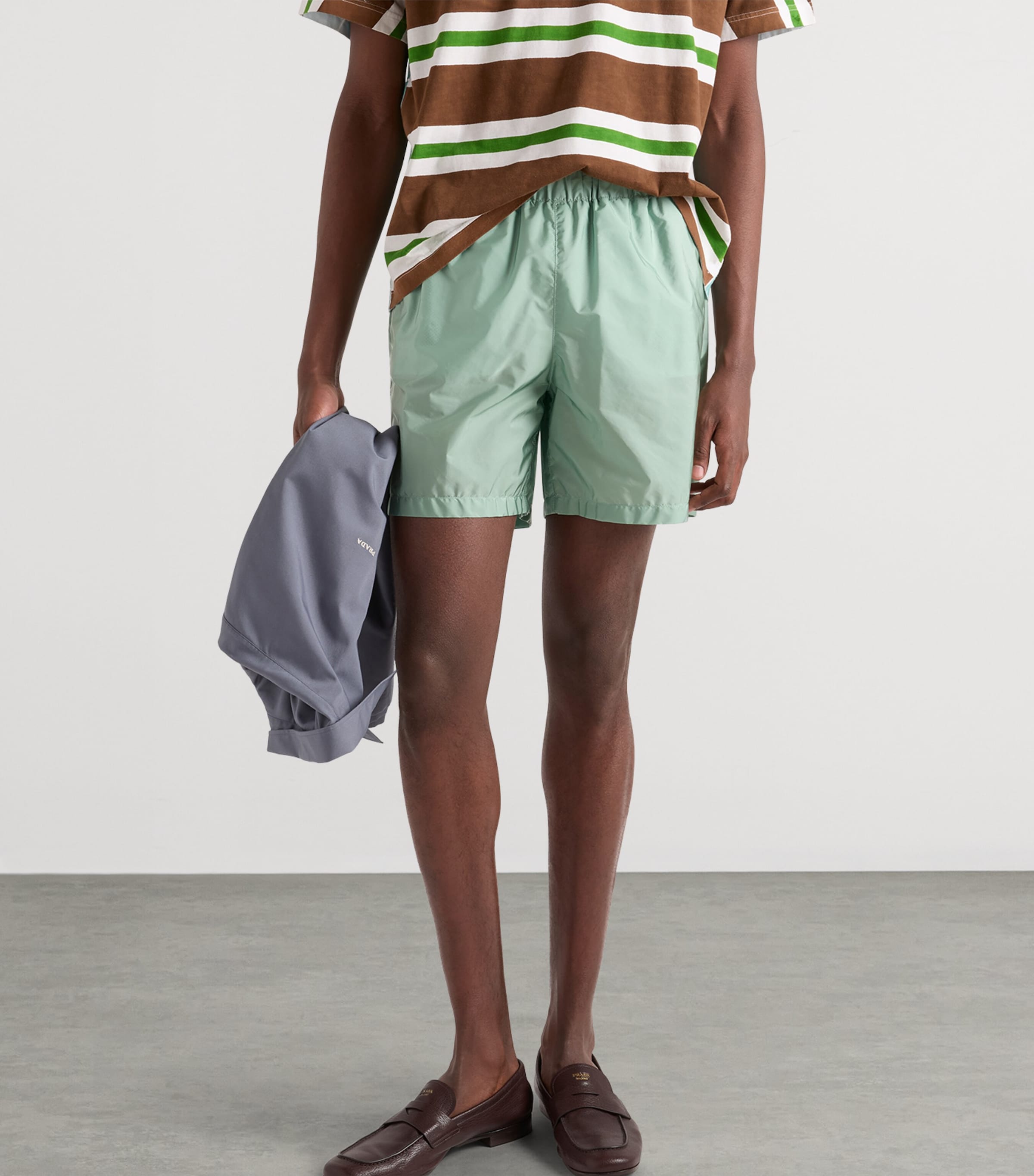 Prada Mens Re-Nylon Swim Trunks Image 4