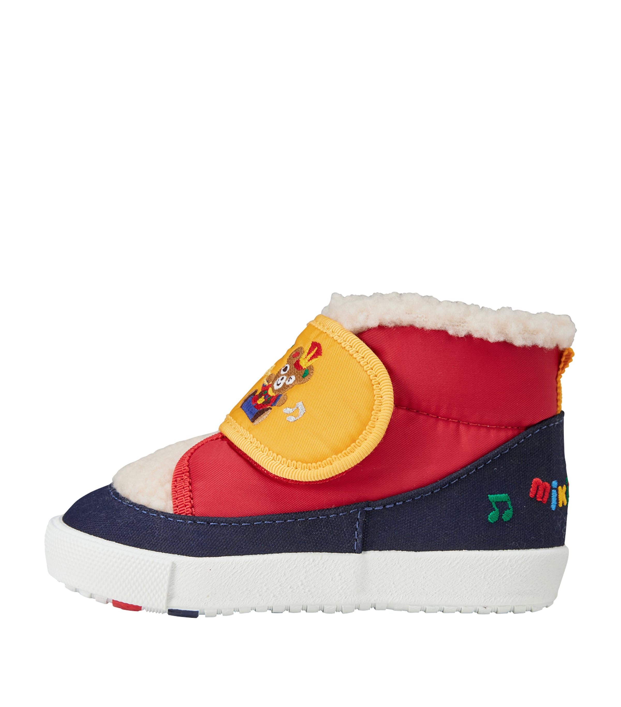 Miki House Embroidered Velcro Sneakers Image 1