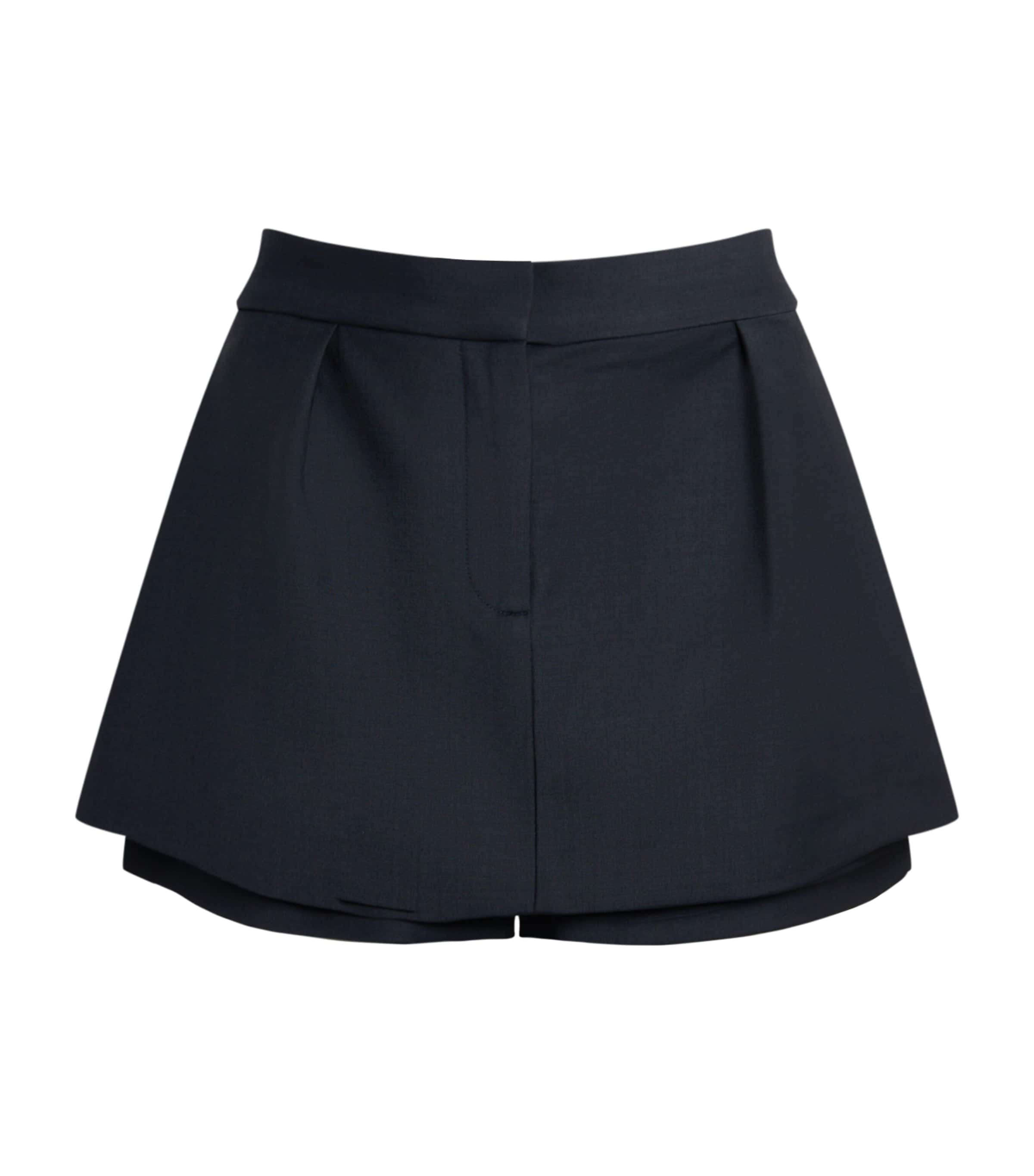 Maje Tailored Skort In Blue