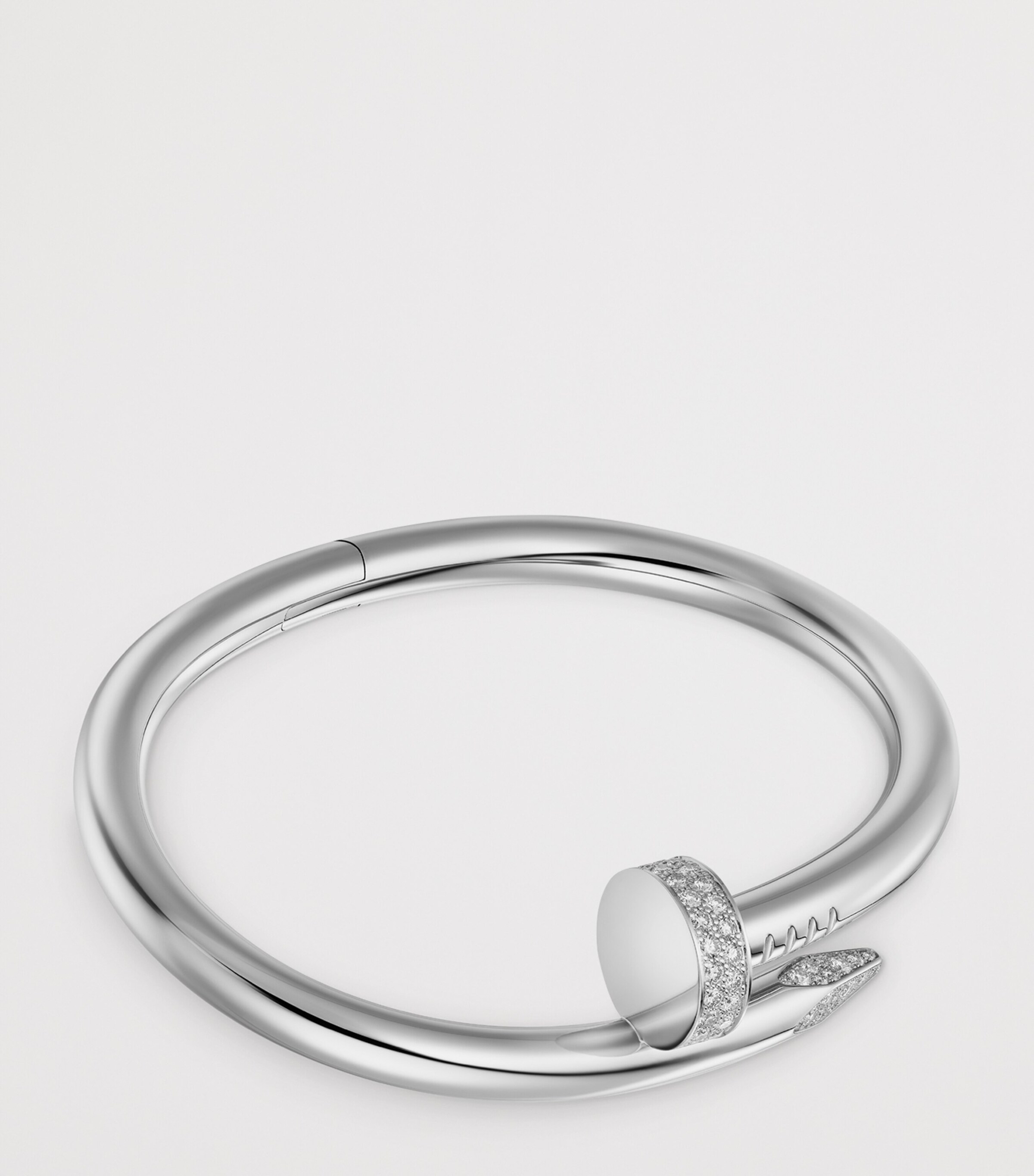 Cartier White Gold and Diamond Juste un Clou Bracelet White Gold Image 8