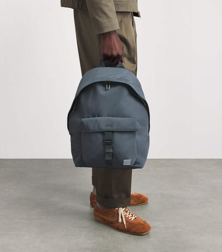 Recycled Logo Backpack 43_GR_BL Image 4