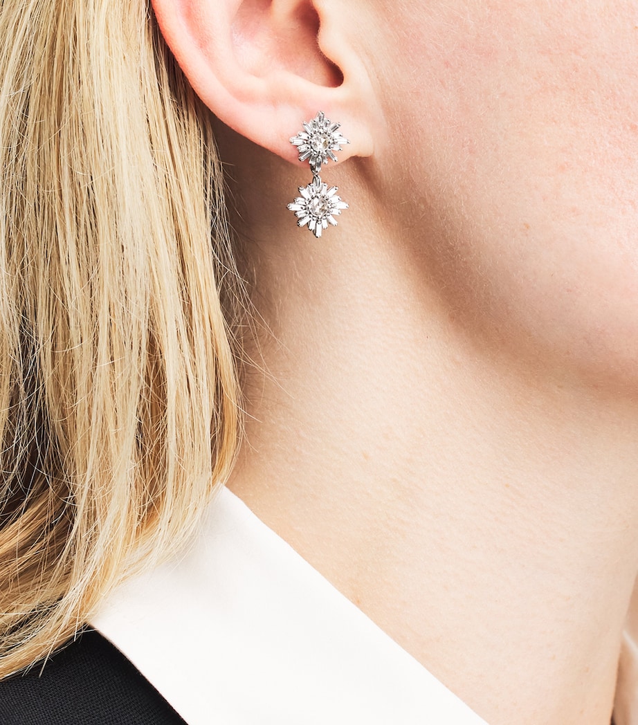 Suzanne Kalan White Gold and Diamond Doublet Earrings Wg/wd Image 2