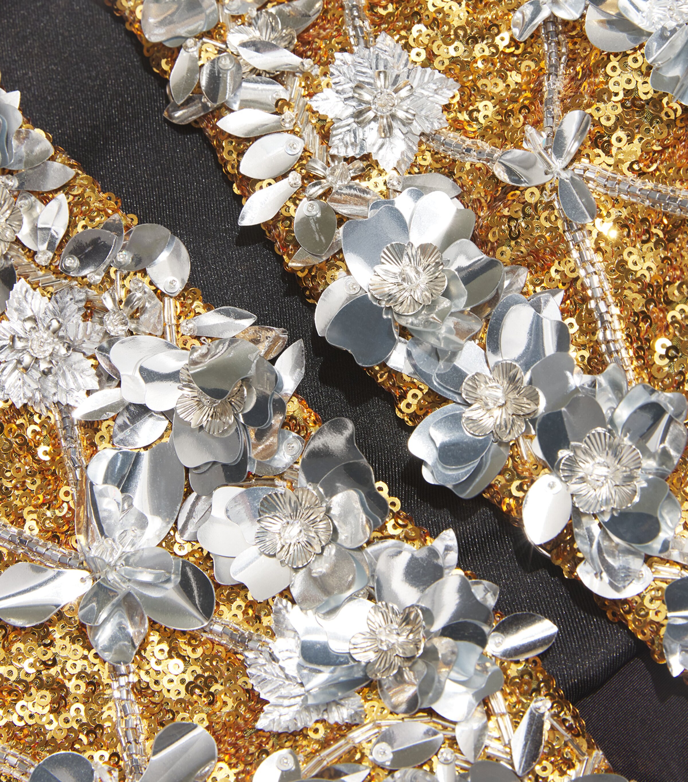 Embroidered Cropped Jacket 903 GOLD MULTI Image 5