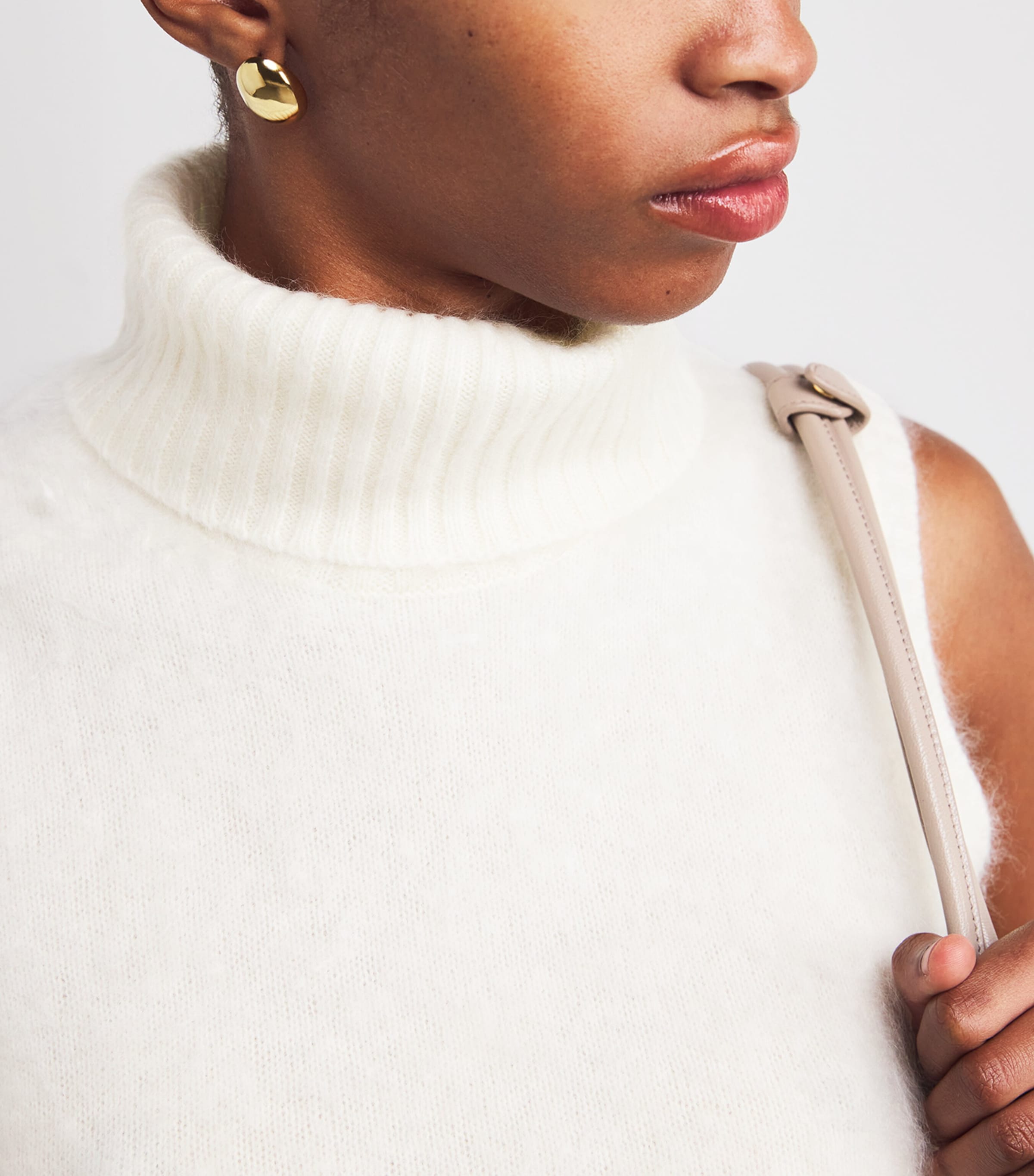 Cashmere Mazzy Sweater Vest W0006 IVORY Image 6