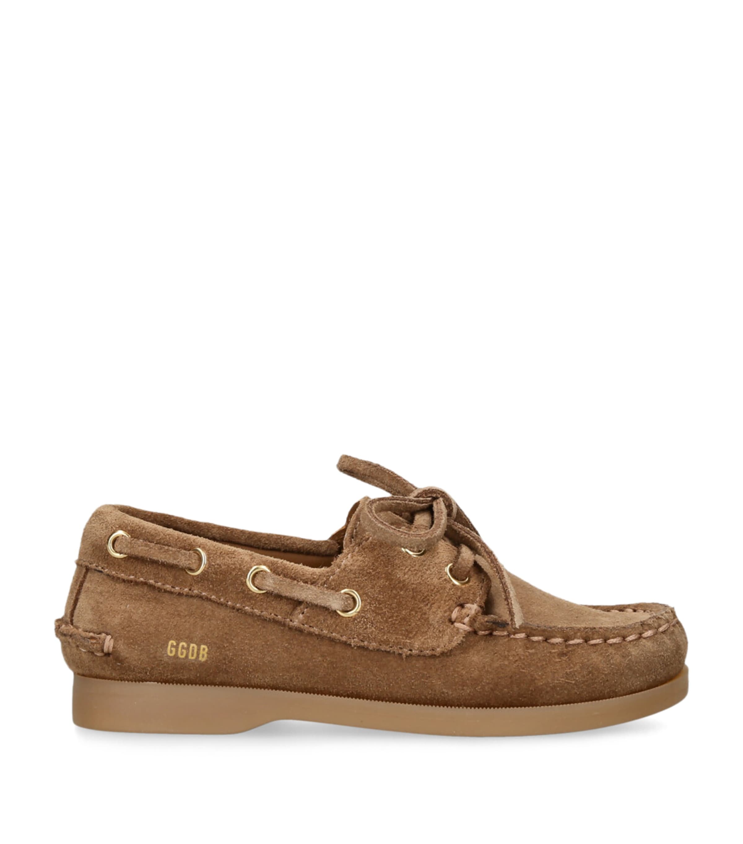 Golden Goose Suede Cruise Boat Shoes Brown Image 1
