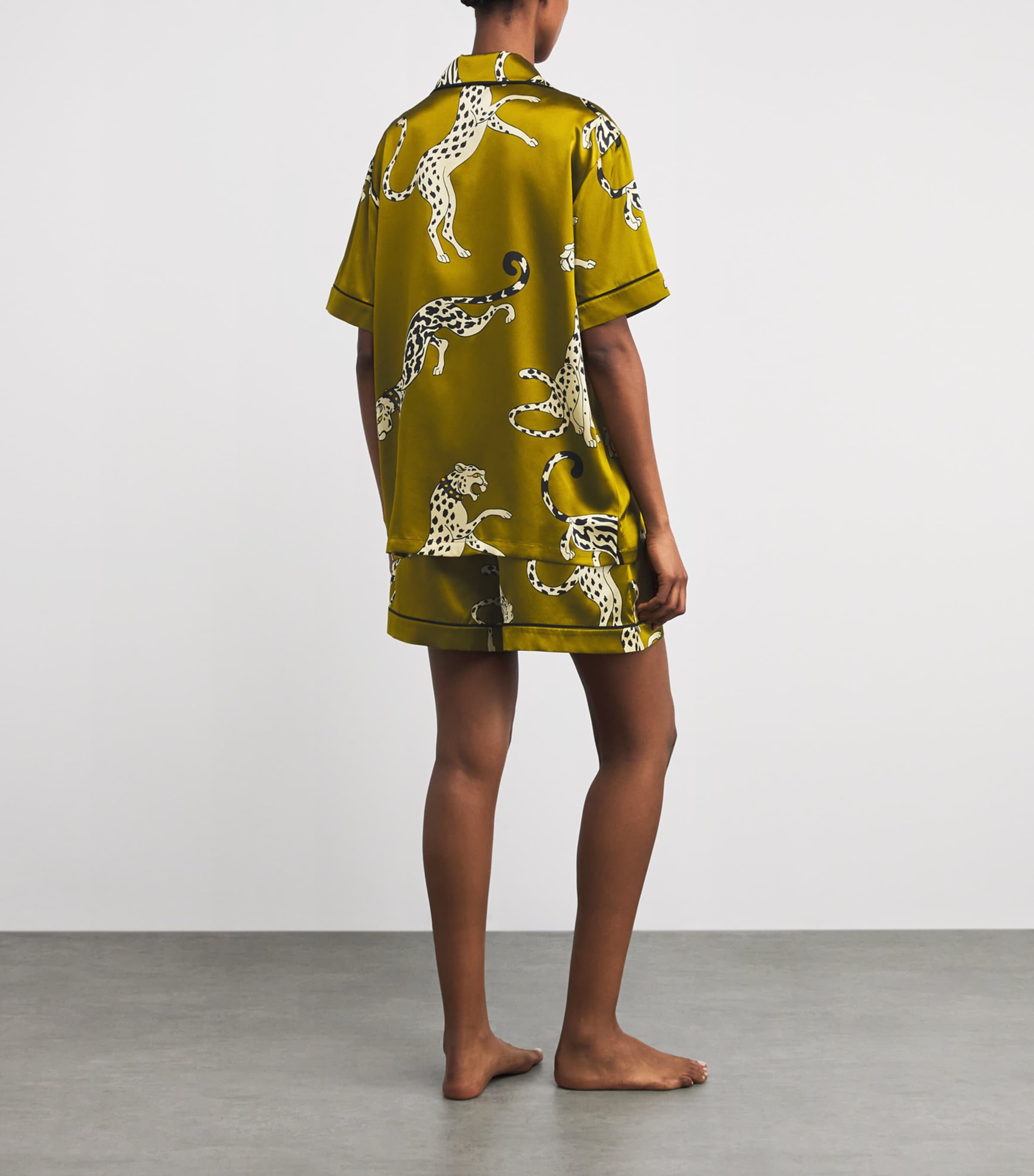 Silk Cheetah Ingo Pyjama Set CHANSON Image 3