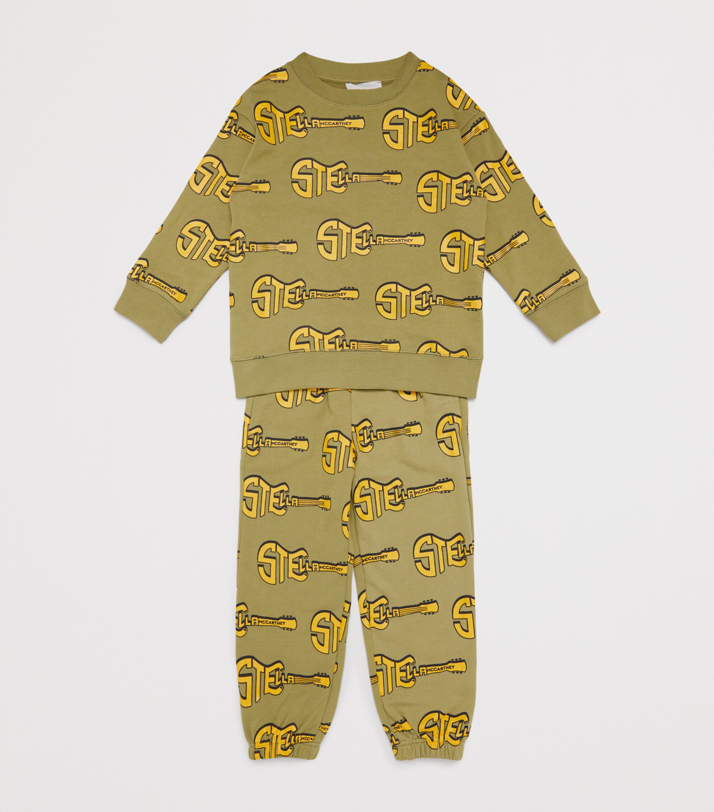 Cotton Printed Sweatpants (2-14 Years) 770MCVERDE/MULTI Image 3