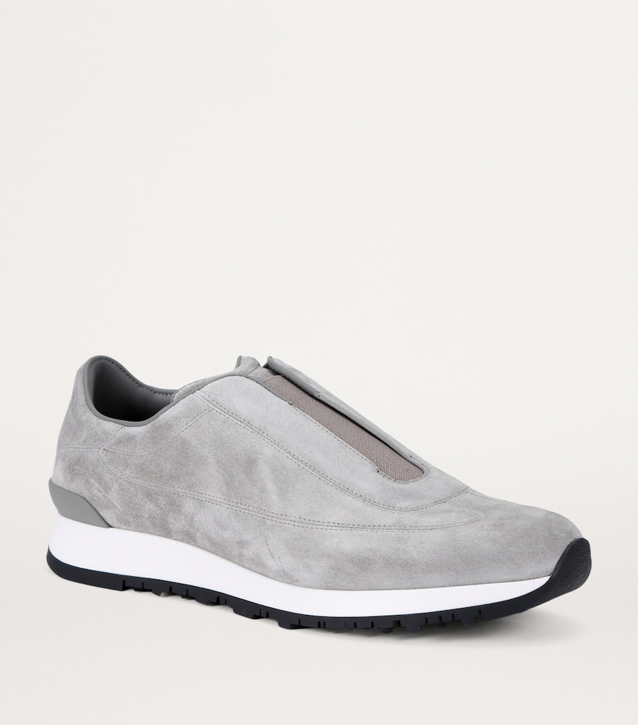 Suede Lift Slip-On Sneakers GREY/DARK Image 3