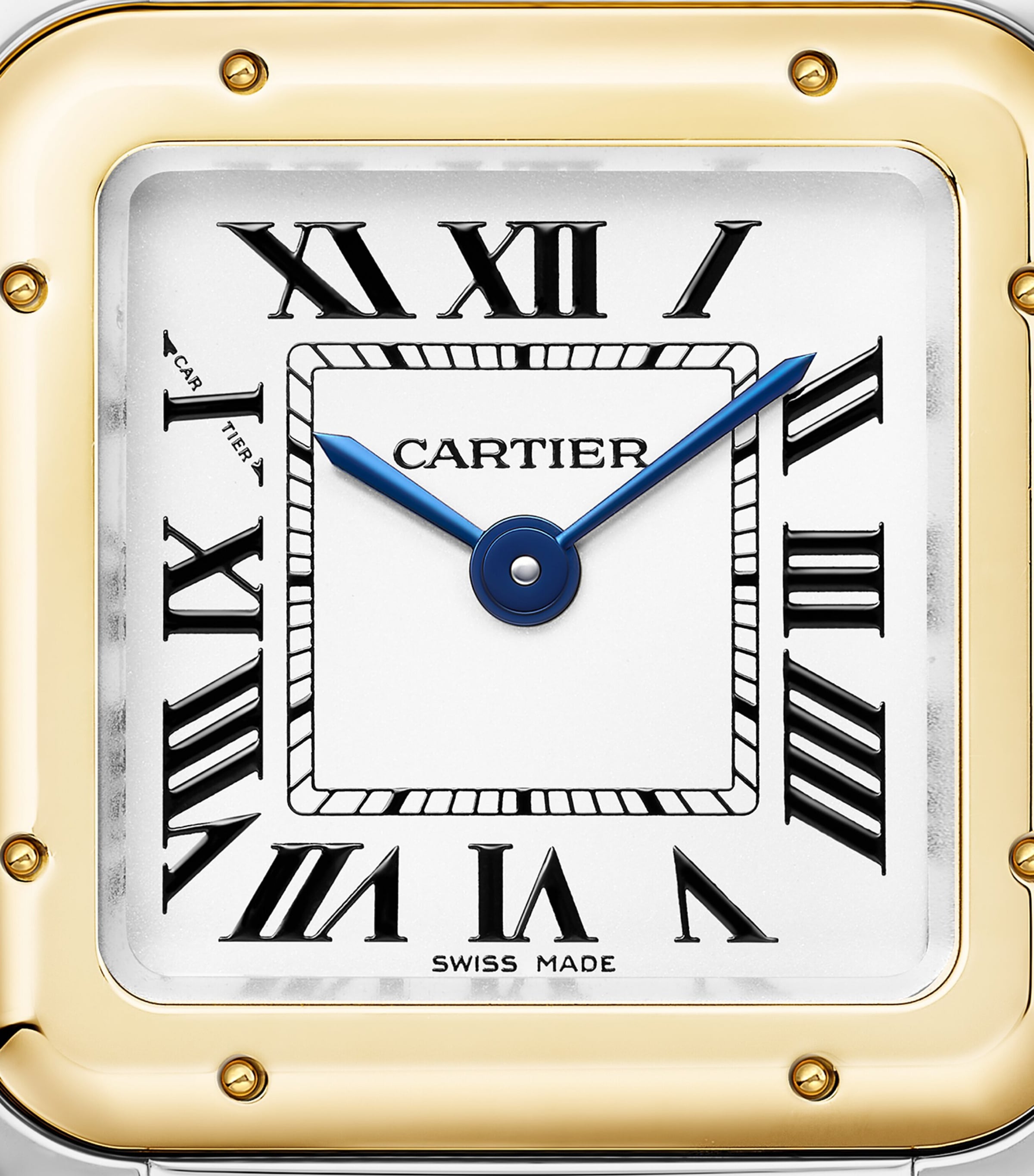 Cartier Small Yellow Gold and Stainless Steel Panthère de Cartier Watch 23mm Silver Image 9