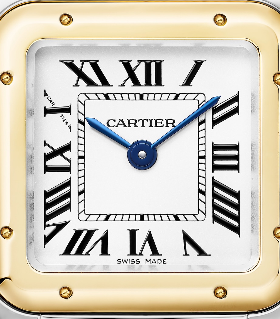 Cartier Small Yellow Gold and Stainless Steel Panthère de Cartier Watch 23mm Silver Image 9