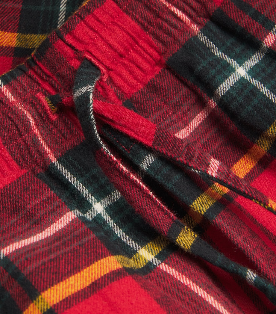 Flannel Tartan Pyjama Trousers BRICK HOLIDAY PLAID Image 5