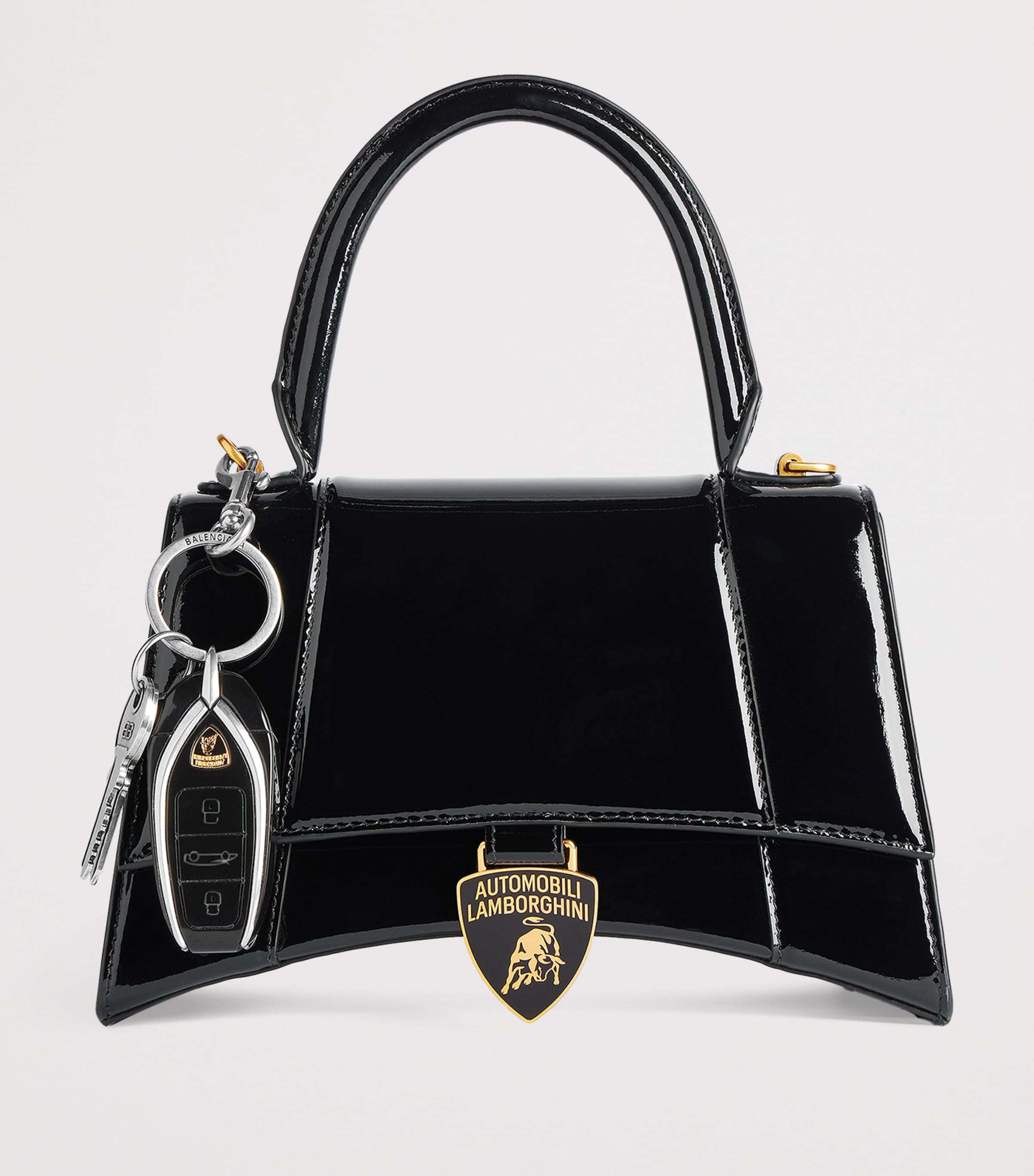 Balenciaga Black x Lamborghini Car Key Charm Keyring