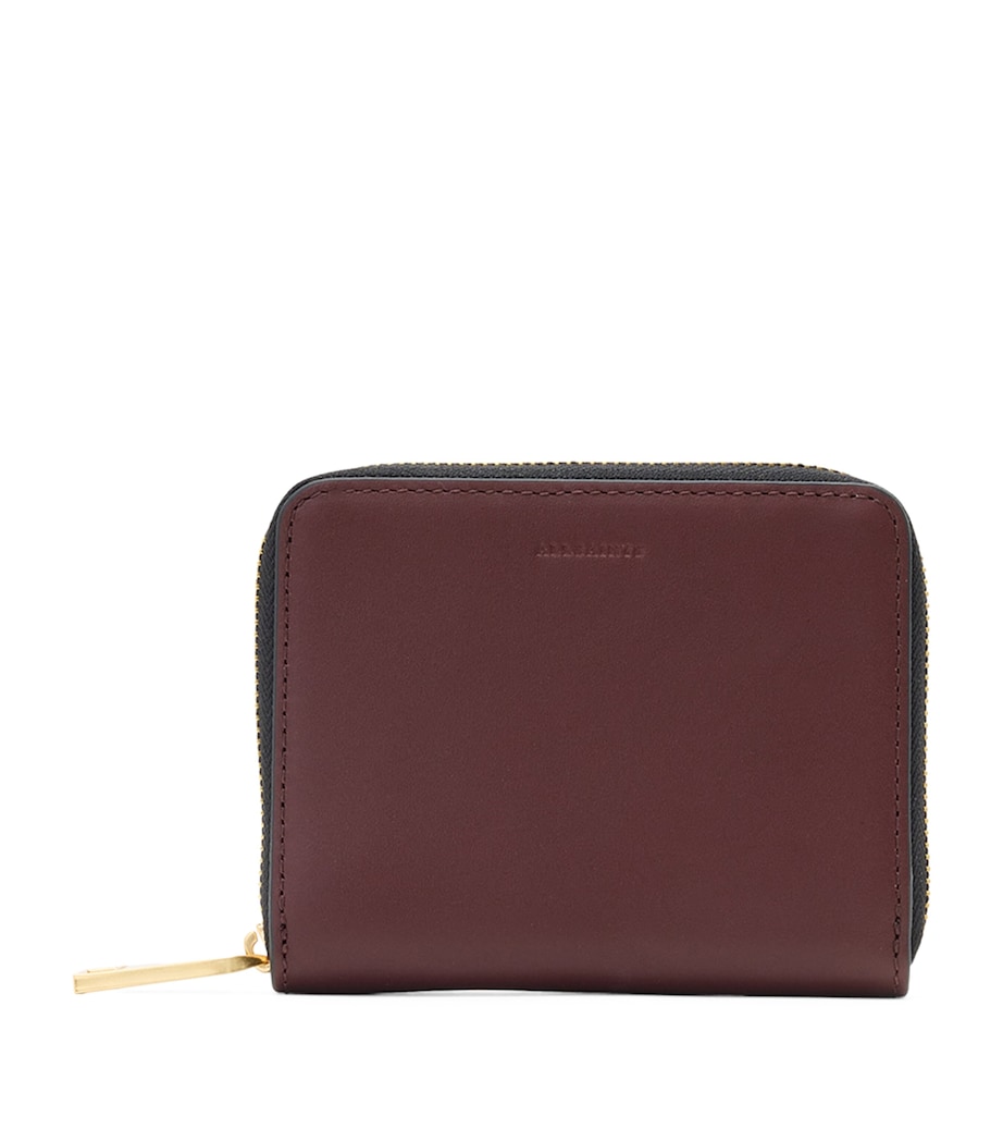 Leather Lena Hex Wallet DARK RED Image 1